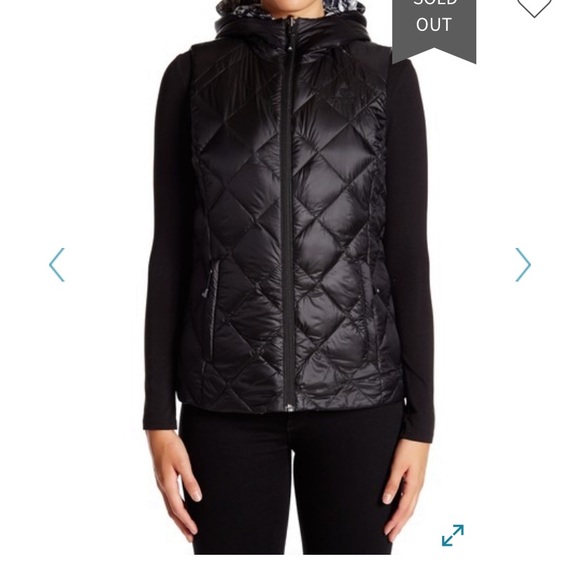 Gerry Packable Reversible Down Vest Black Grey XXL - Picture 2 of 16